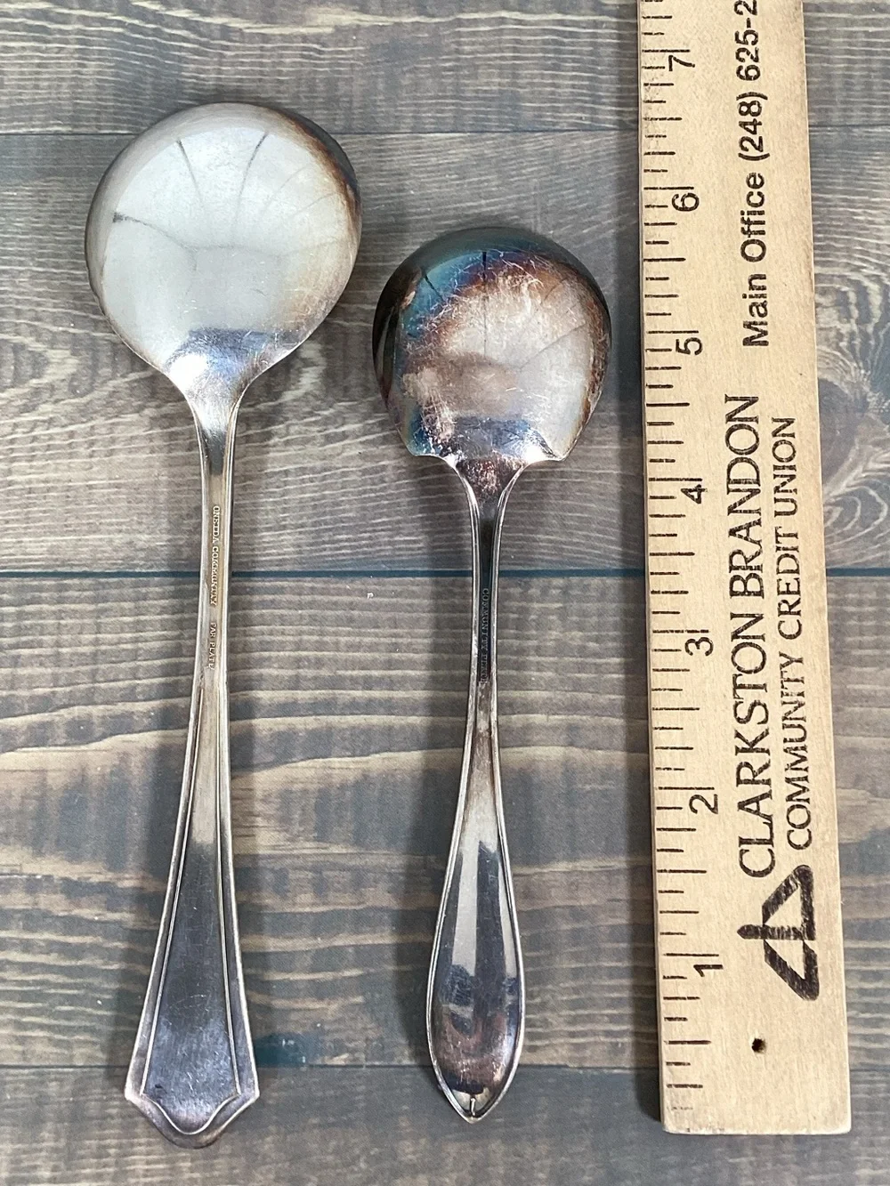 Vintage Silver Plated Spoon Collection, Lot Of 7 Spoons